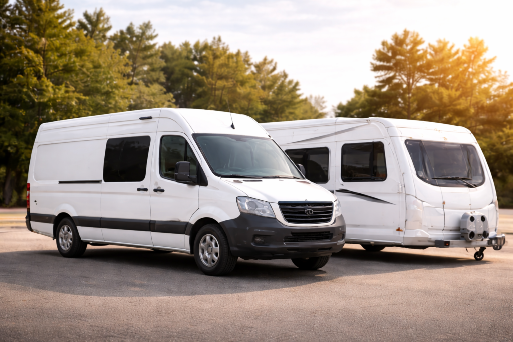 Reliable caravan and trailer transport.